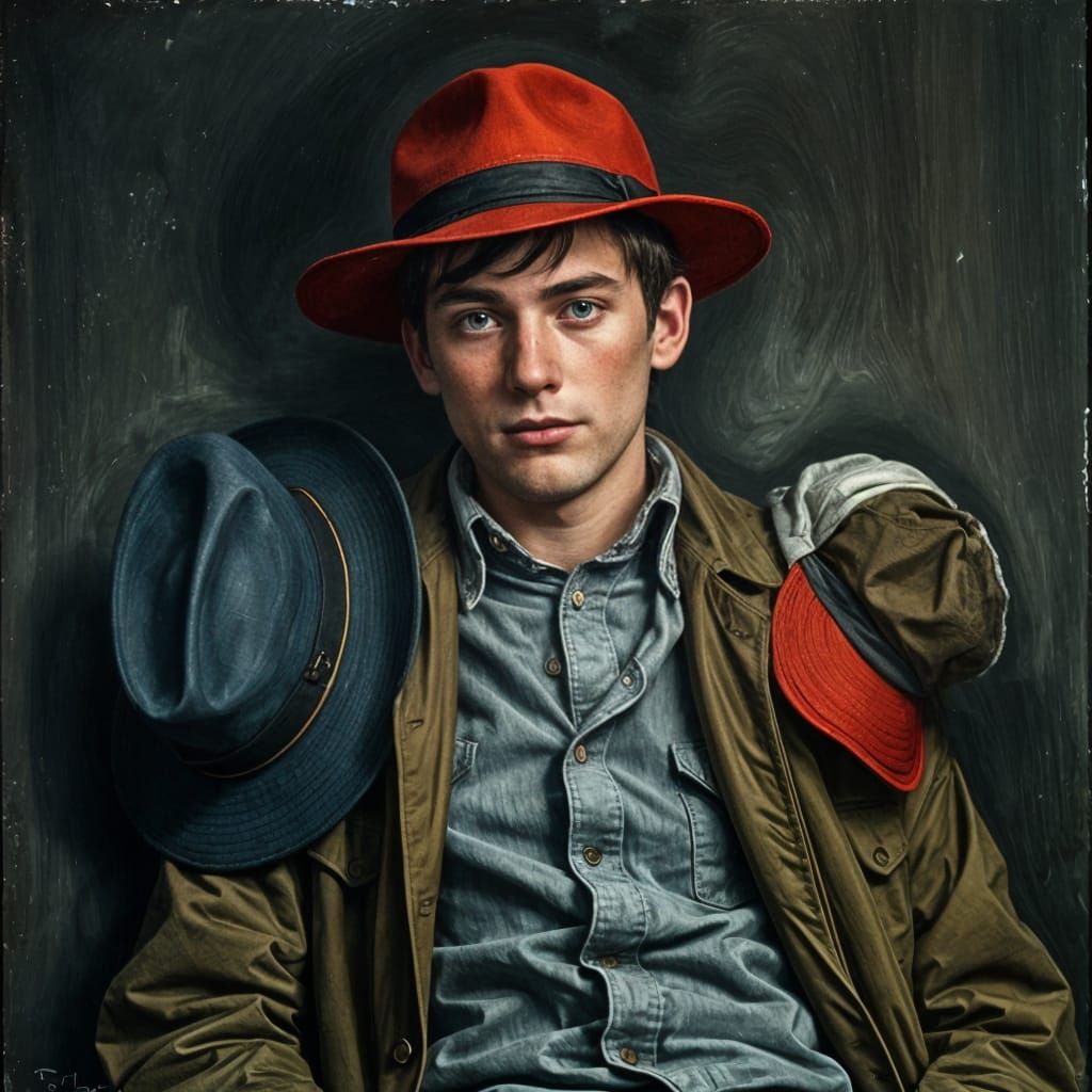 Holden Caulfield's Whimsical Hat Collection