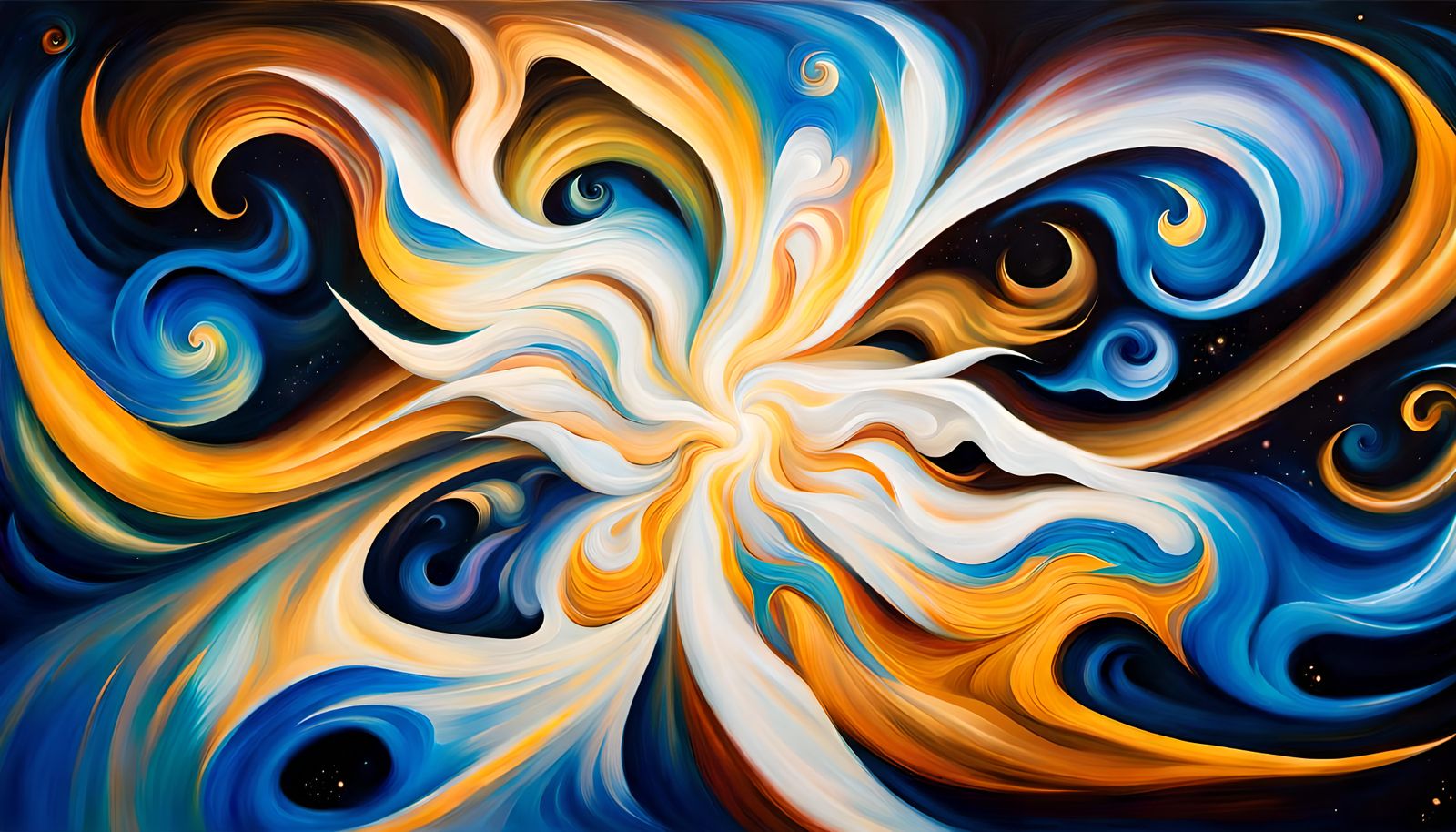 Cosmic Star Formation as Impasto Oil Painting