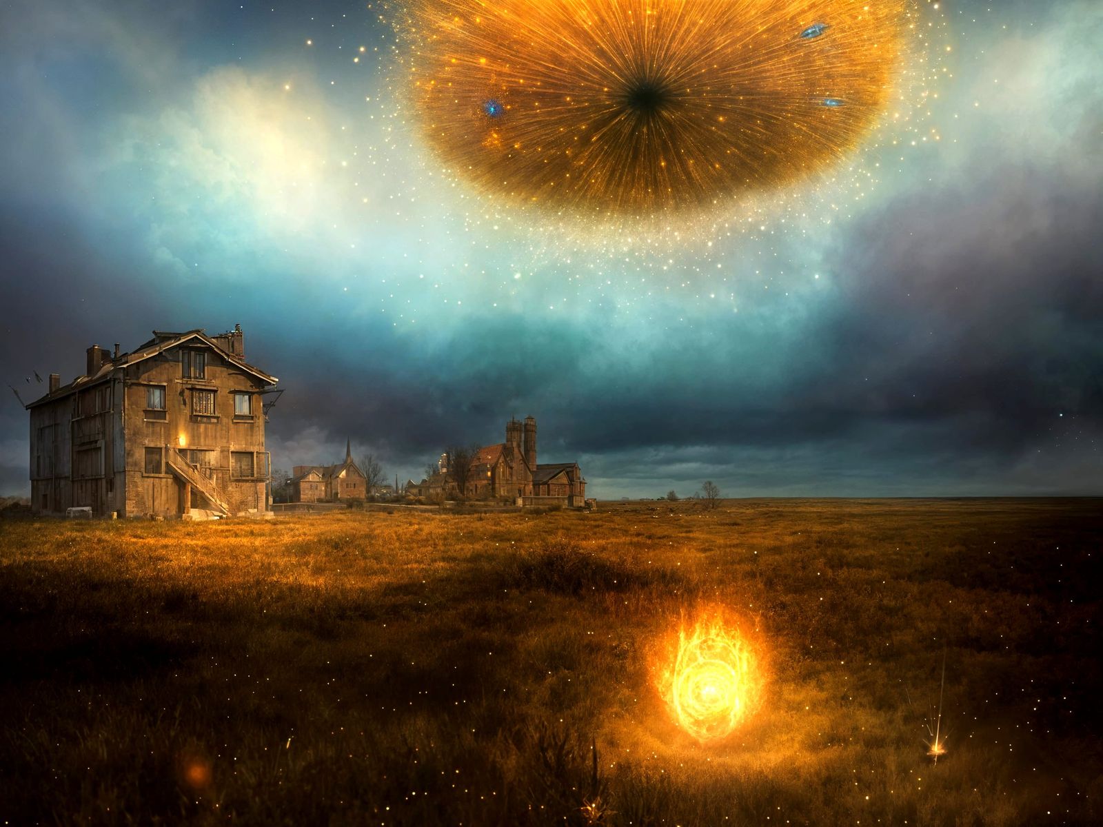 Magical Biological Life in Surreal Dreamscape