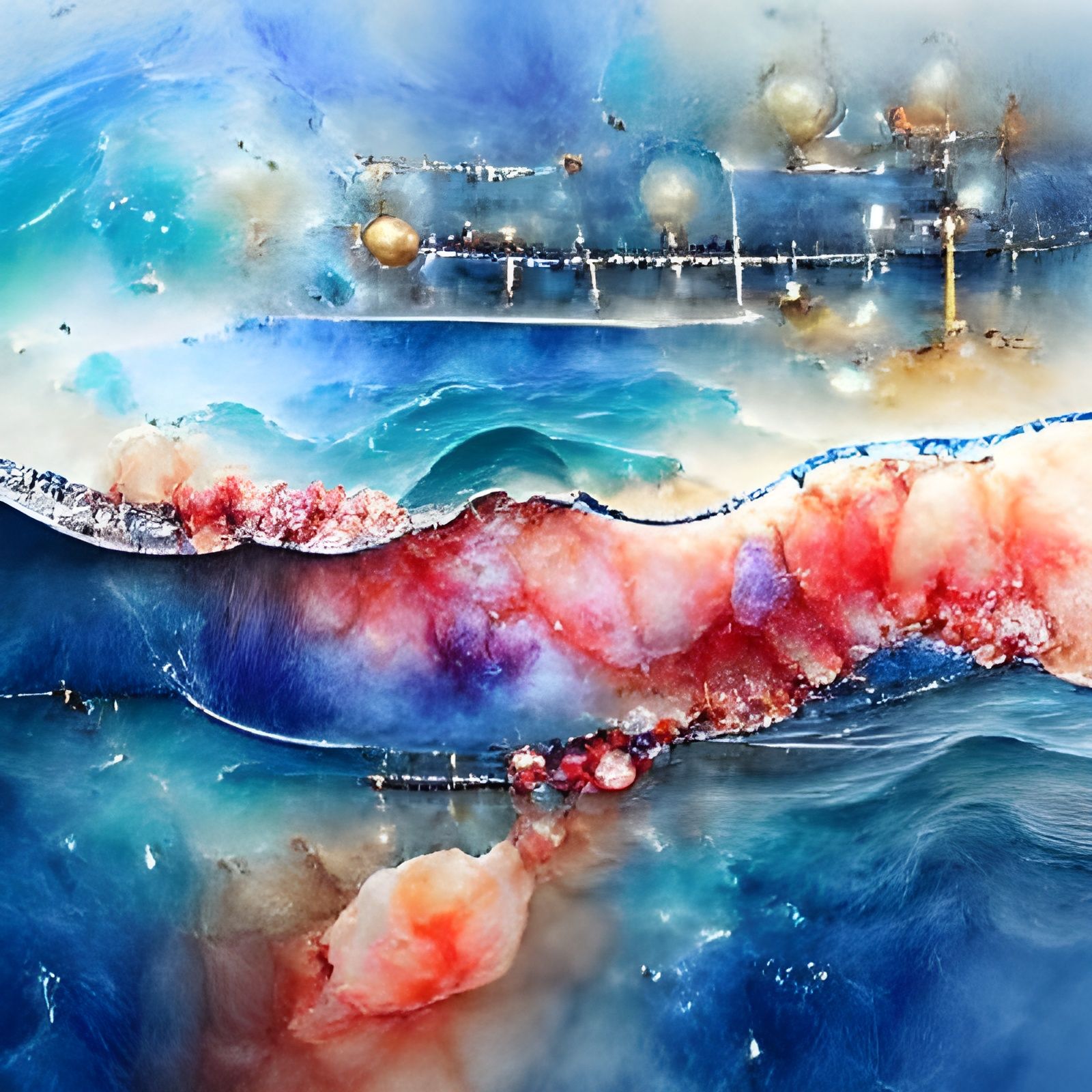 Abstract Astral Ocean
