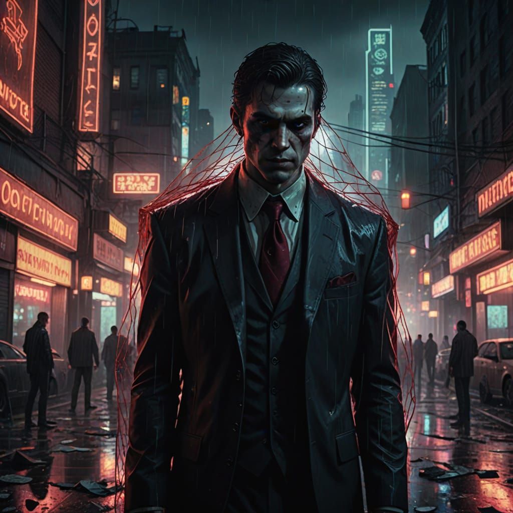 Cinematic Vampire Portrait in Dark Fantasy Style