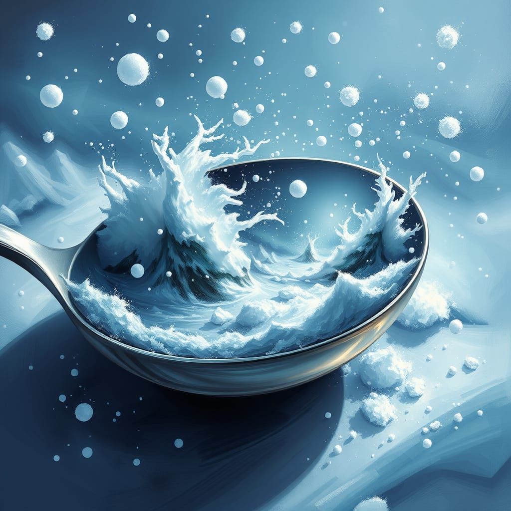 Winter Storm Unleashed Inside a Silver Spoon