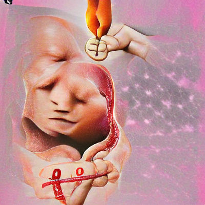 Text Art: Abortion is the Only Way to Live