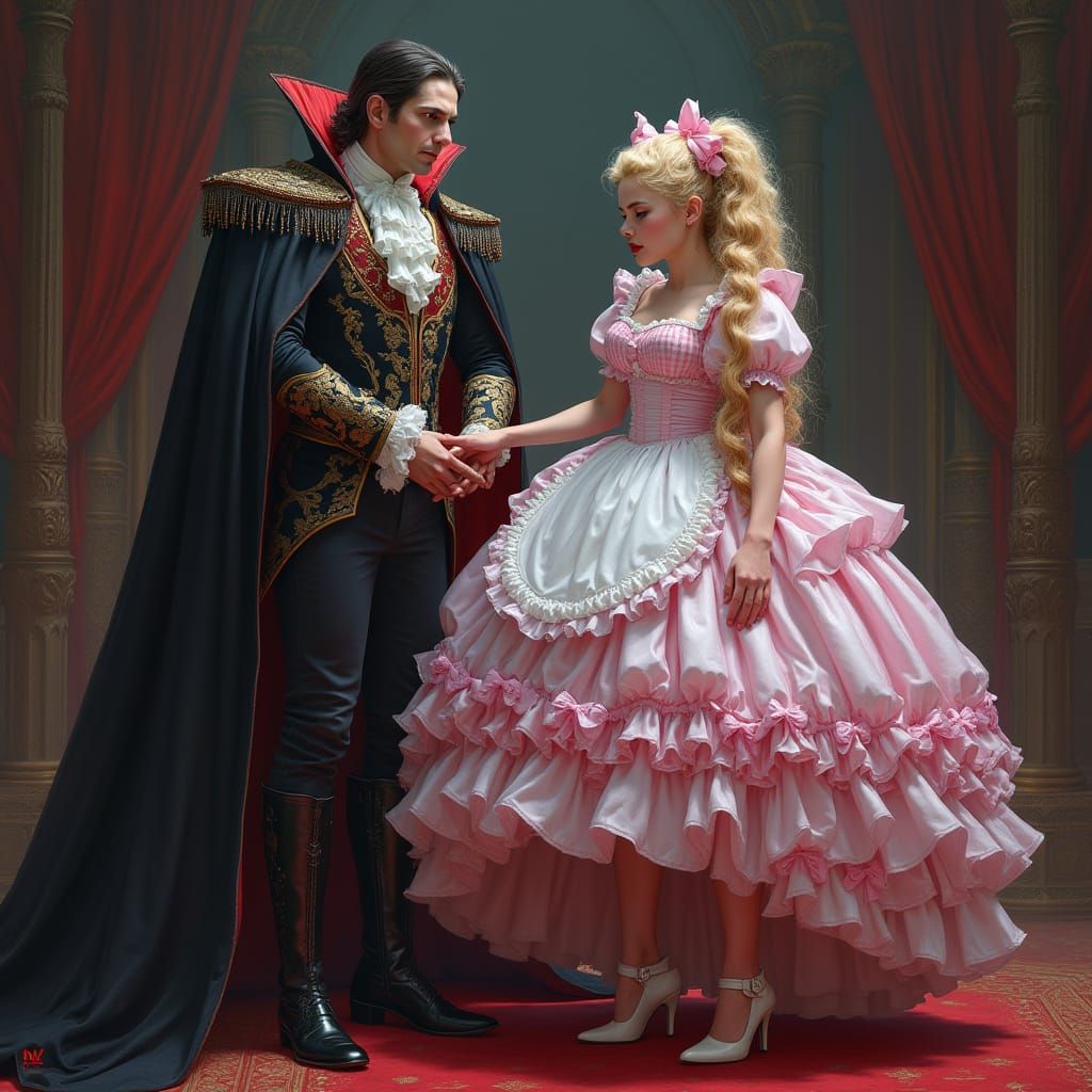 Elegant Maid Meets Powerful Vampire King in Regal, Colorful ...
