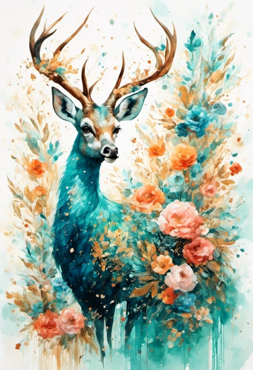 Dark Fantasy Gouache Pastel Impressionist Masterpiece