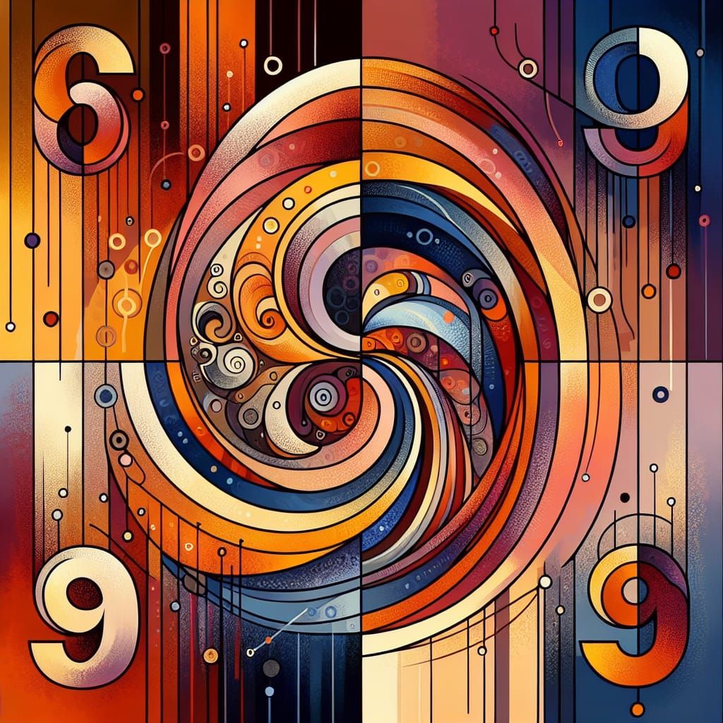 Abstract Numerals: Six as Nine Paradox