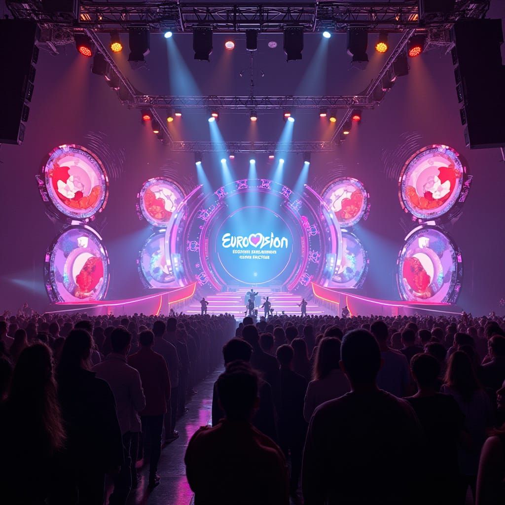 Futuristic Junior Eurovision Stage Design