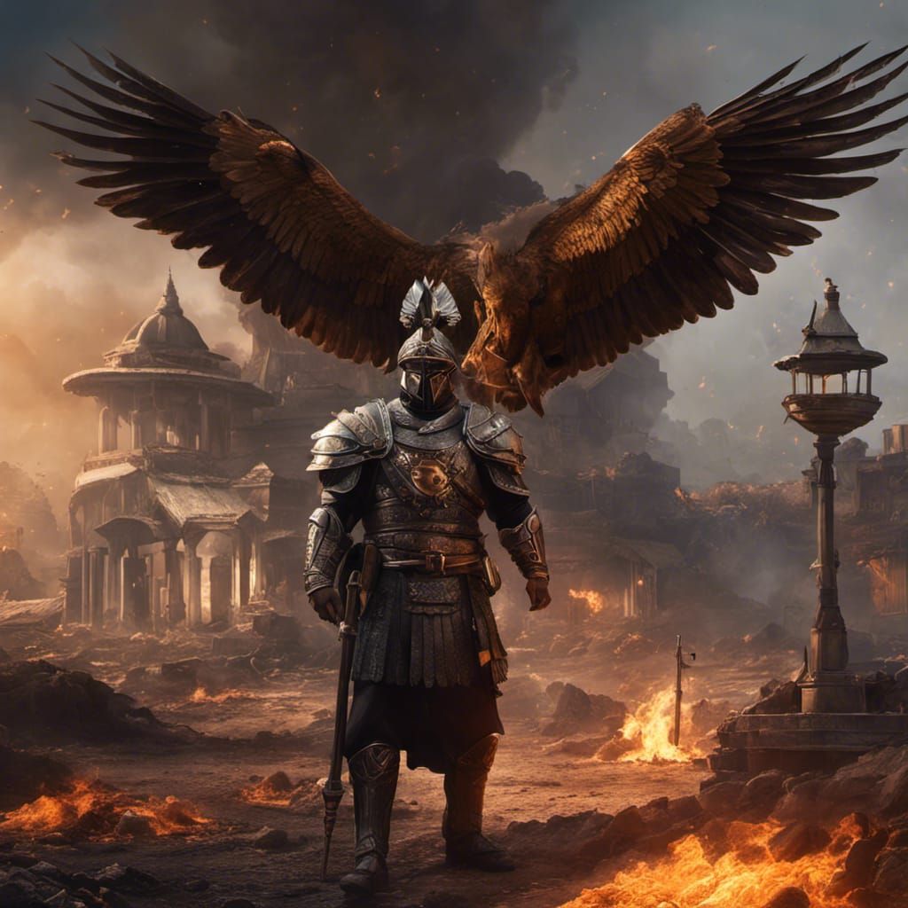 King Kamehameha: Despair After the Fire, Dark Fantasy Art