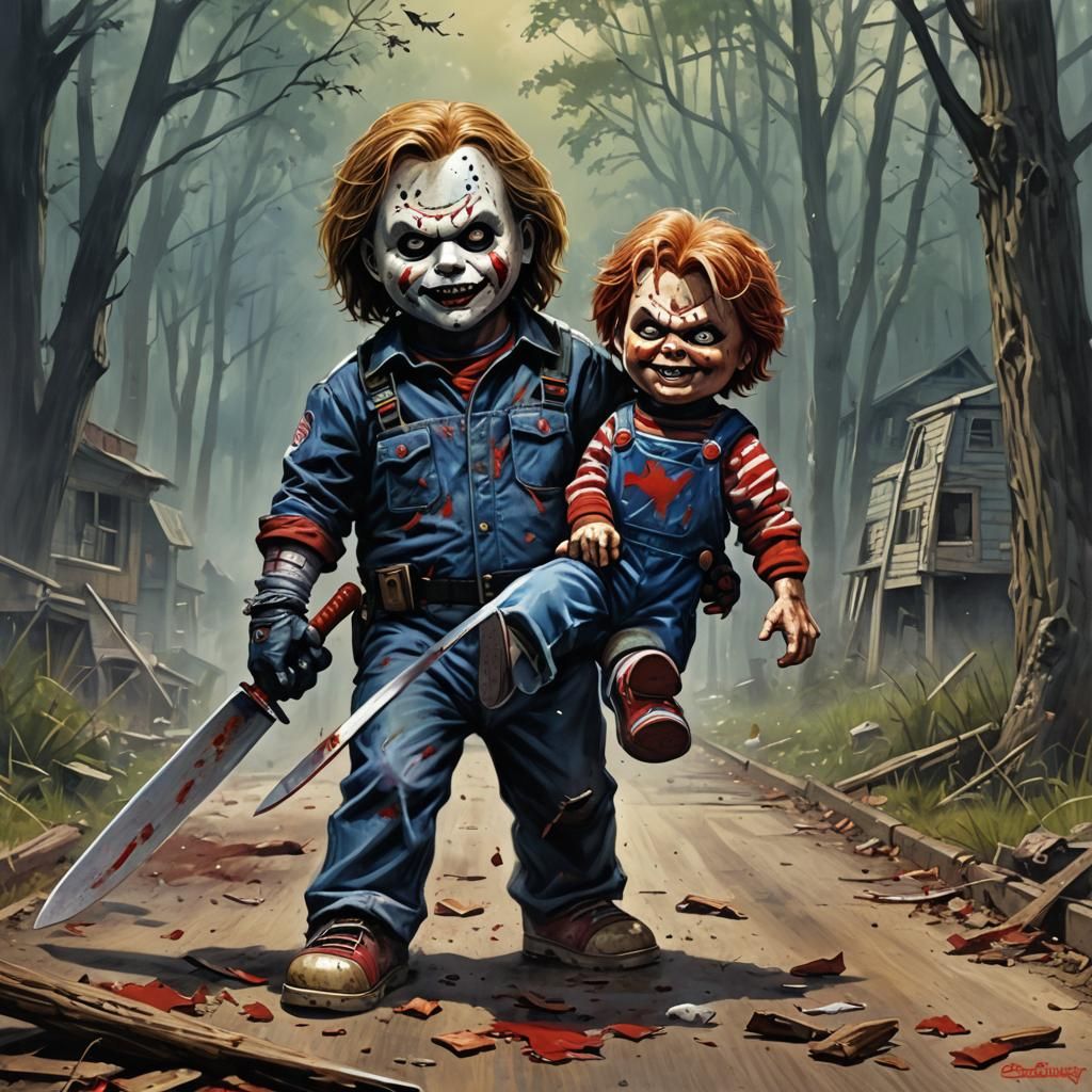 Sinister Jason Voorhees Murders Chucky