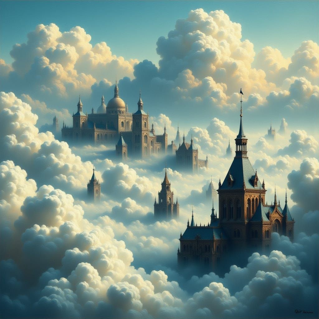 Cloudbound Caravel Soars on Winds of Elegance