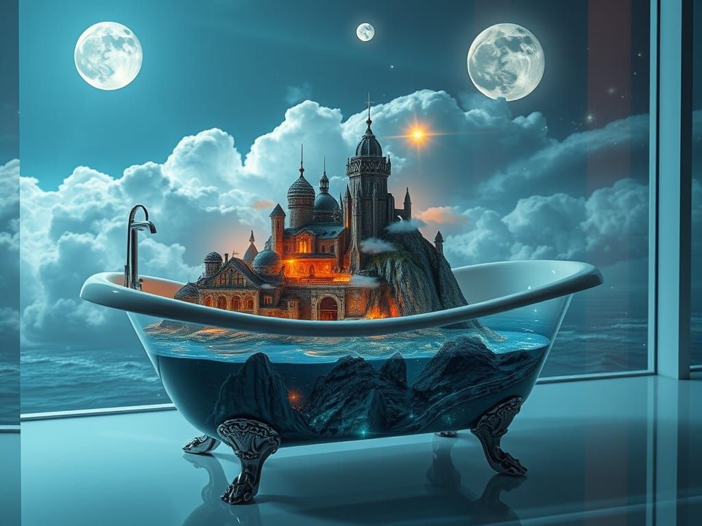 Miniature Noah's Arcology Archipelago