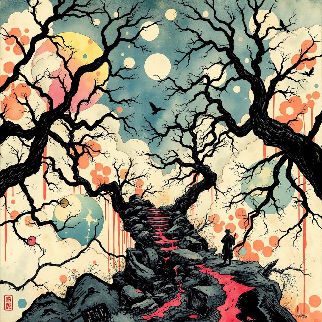 Dreamlike Stairway to Ethereal Realms