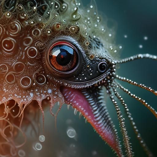 Surreal Arachnid in Biomechanical Forest