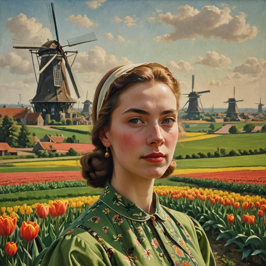 Dutch Golden Age Portrait of Young Woman