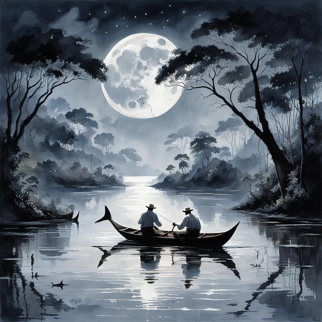 River Dolphins Transform into Men on the Amazon