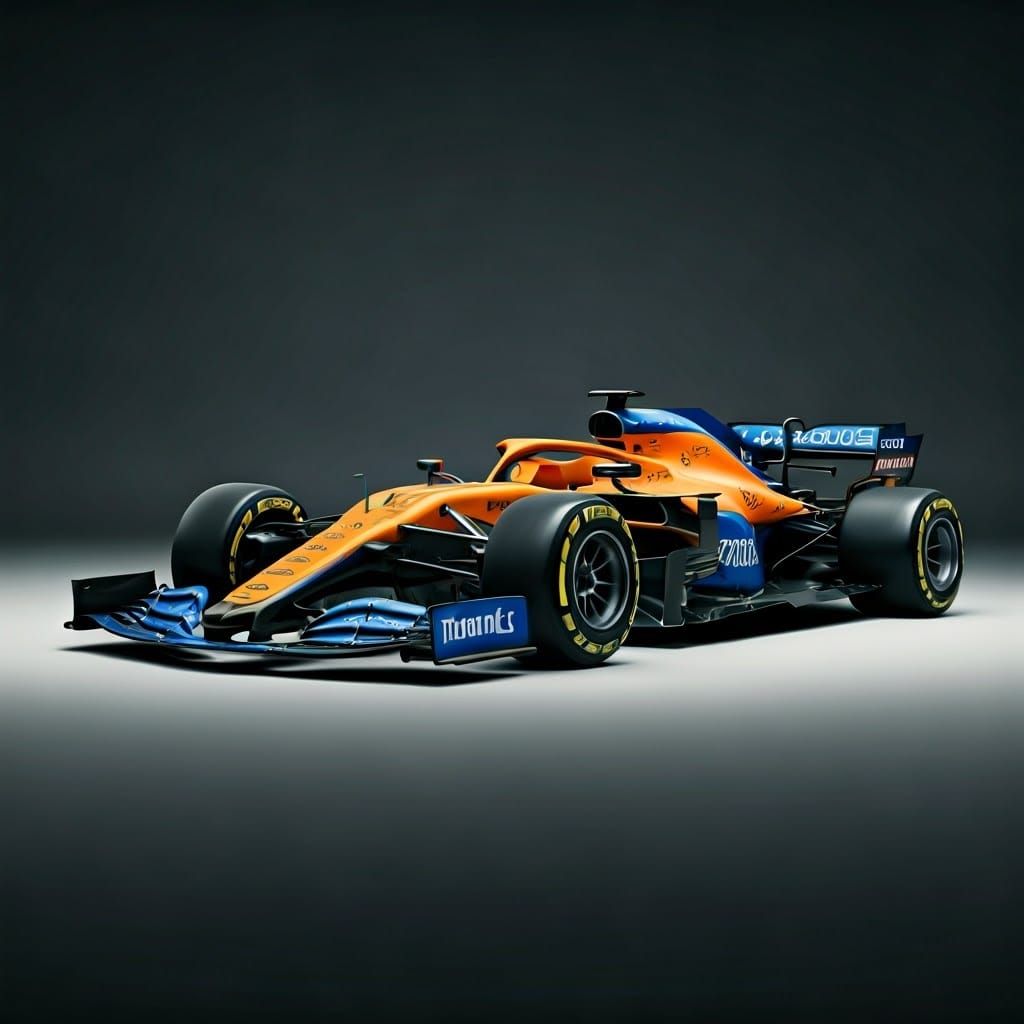 2026 McLaren Formula 1 Car in Sleek Papaya Orange Livery