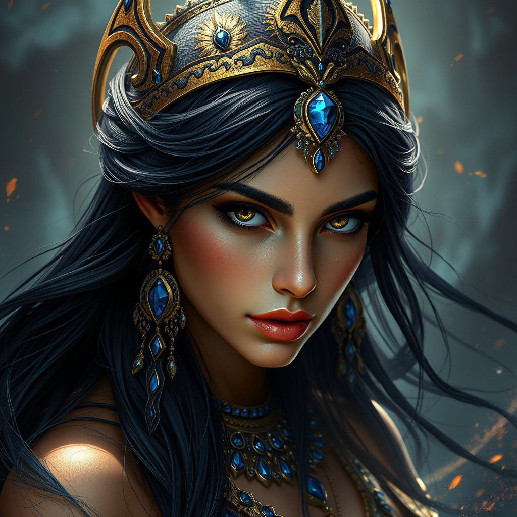 Ishtar: Goddess of Heaven and Earth Portrait