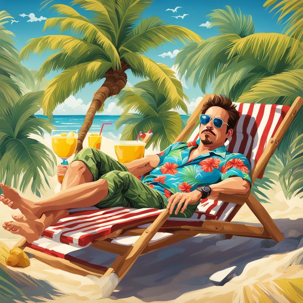 IRON MAN on vacation