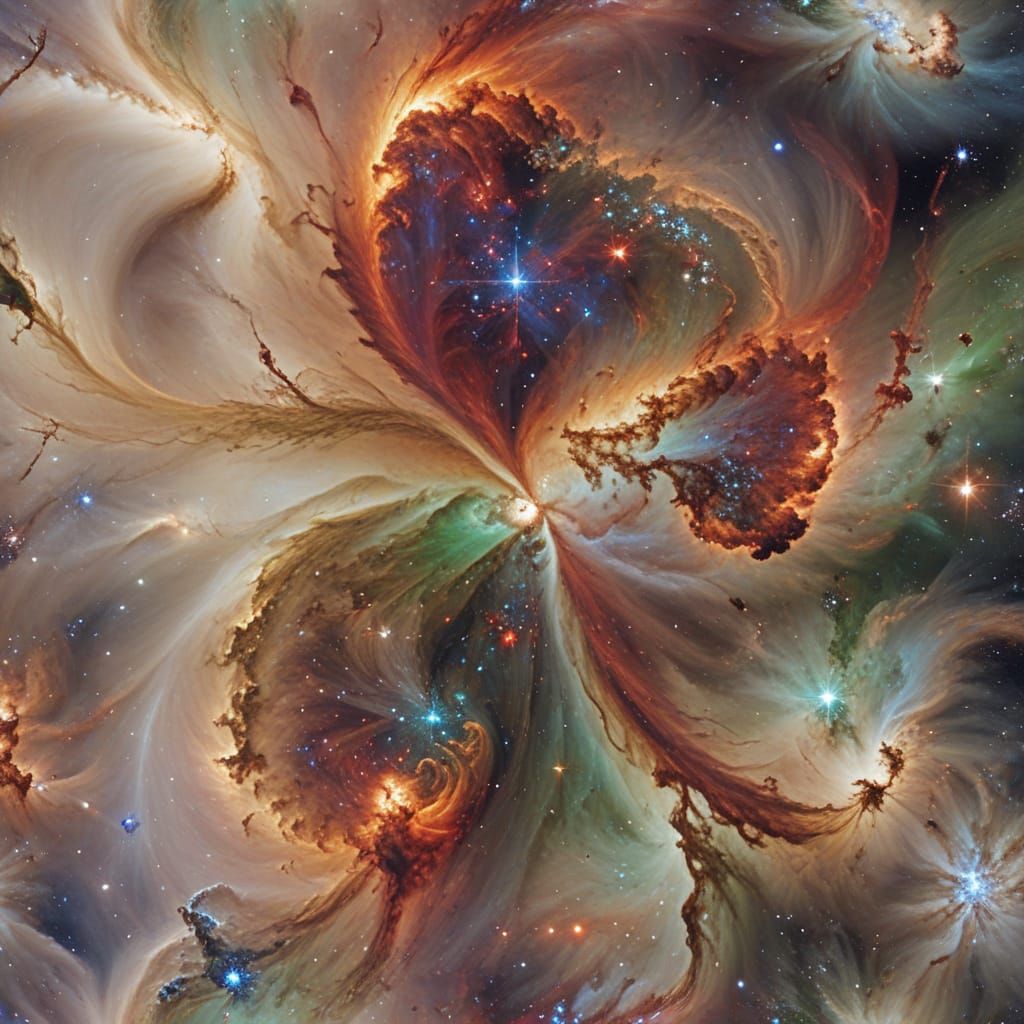 Celestial Odyssey in Vibrant Hues