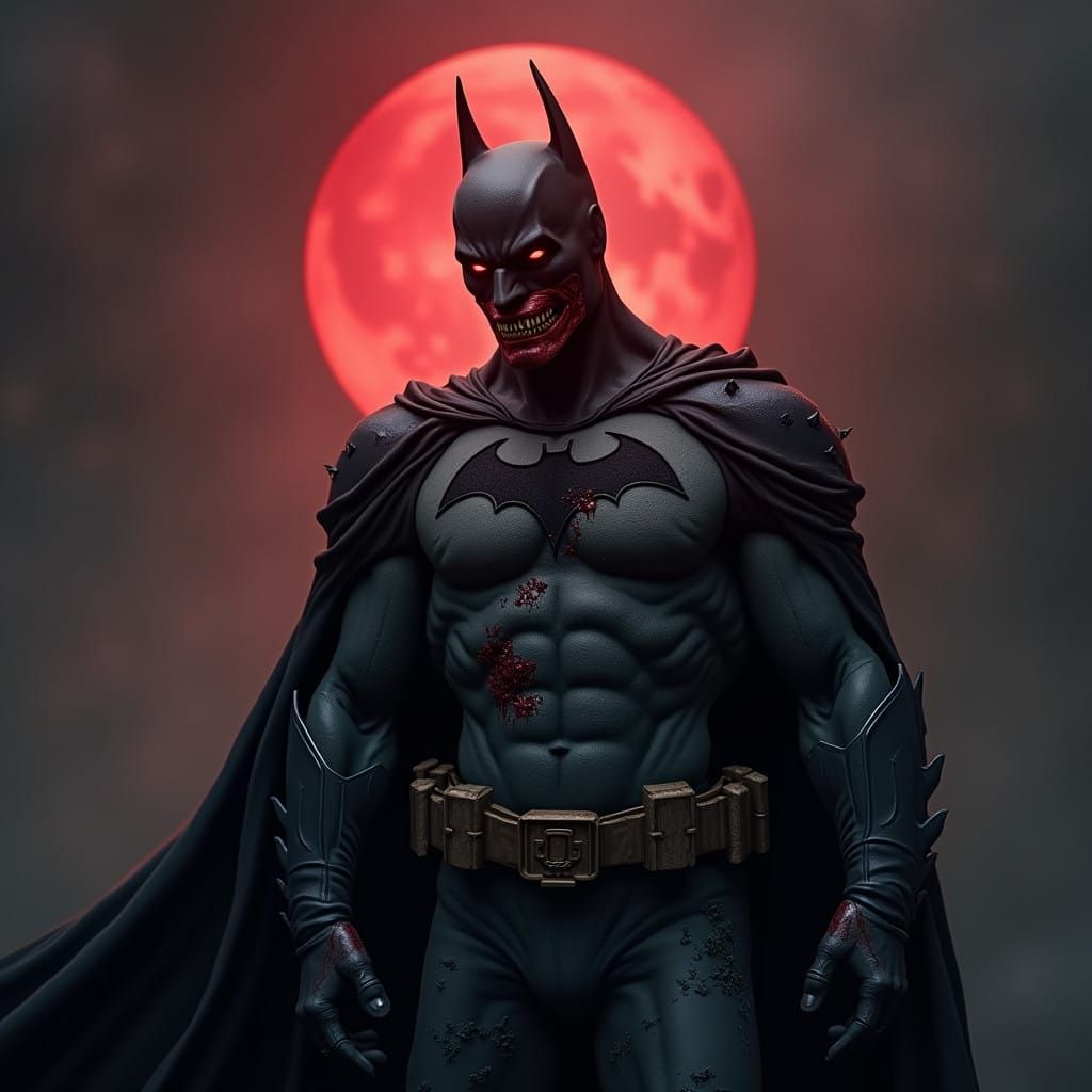 Dark Apocalypse Knight in Tattered Batsuit