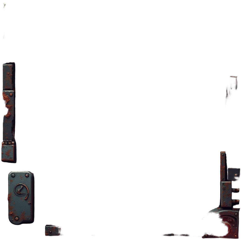 Retro-Style Industrial Factory Tile in 16-Bit Pixel Art