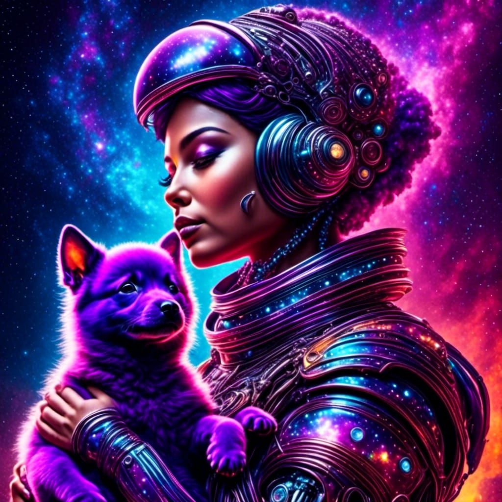 Snervin and Her Space Pup