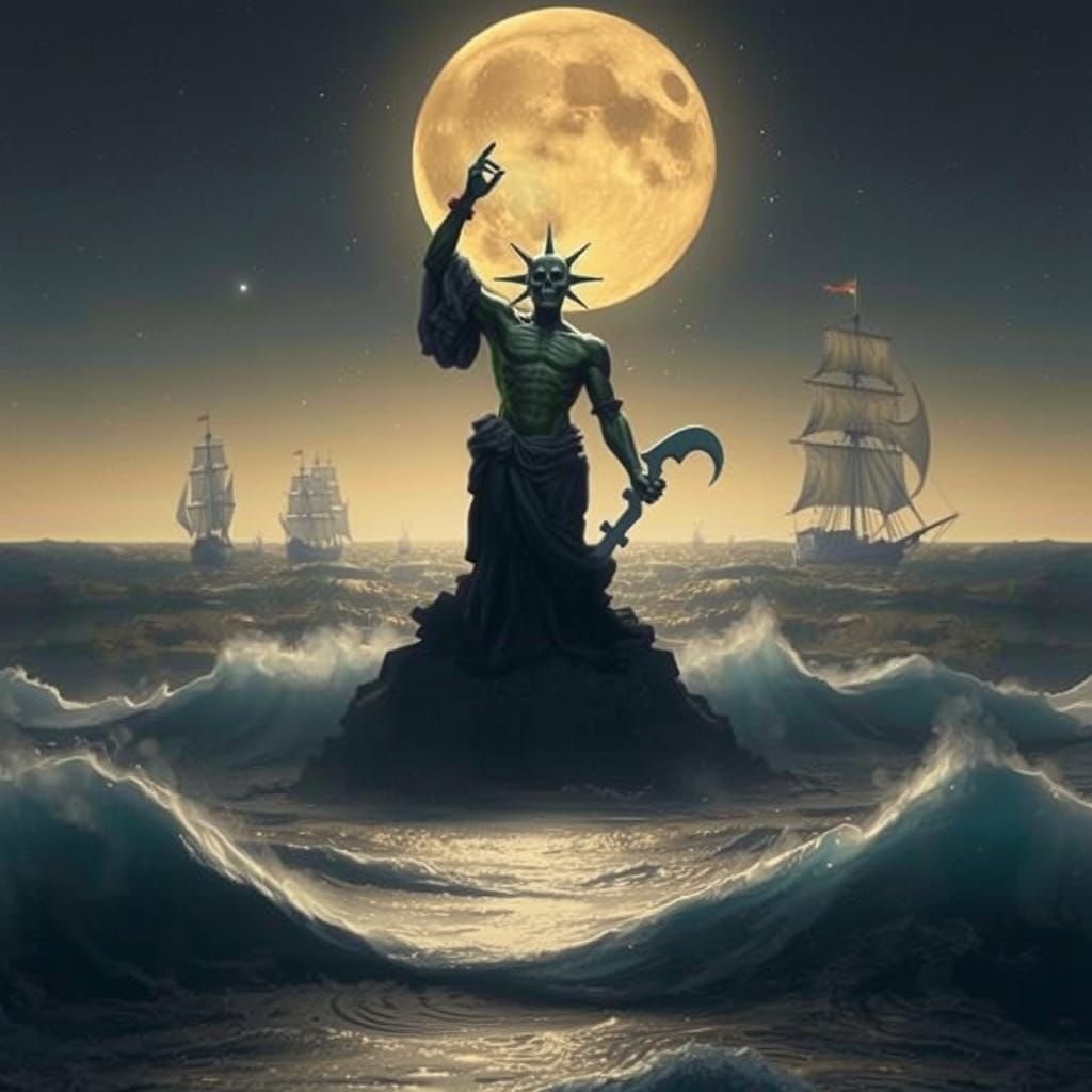 Spectral Death Guiding Souls to the Afterlife