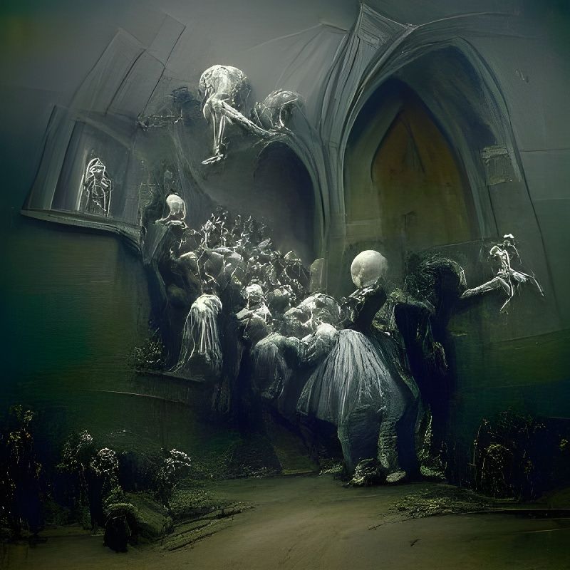 Dance Macabre: Horror in Church, Doré Style