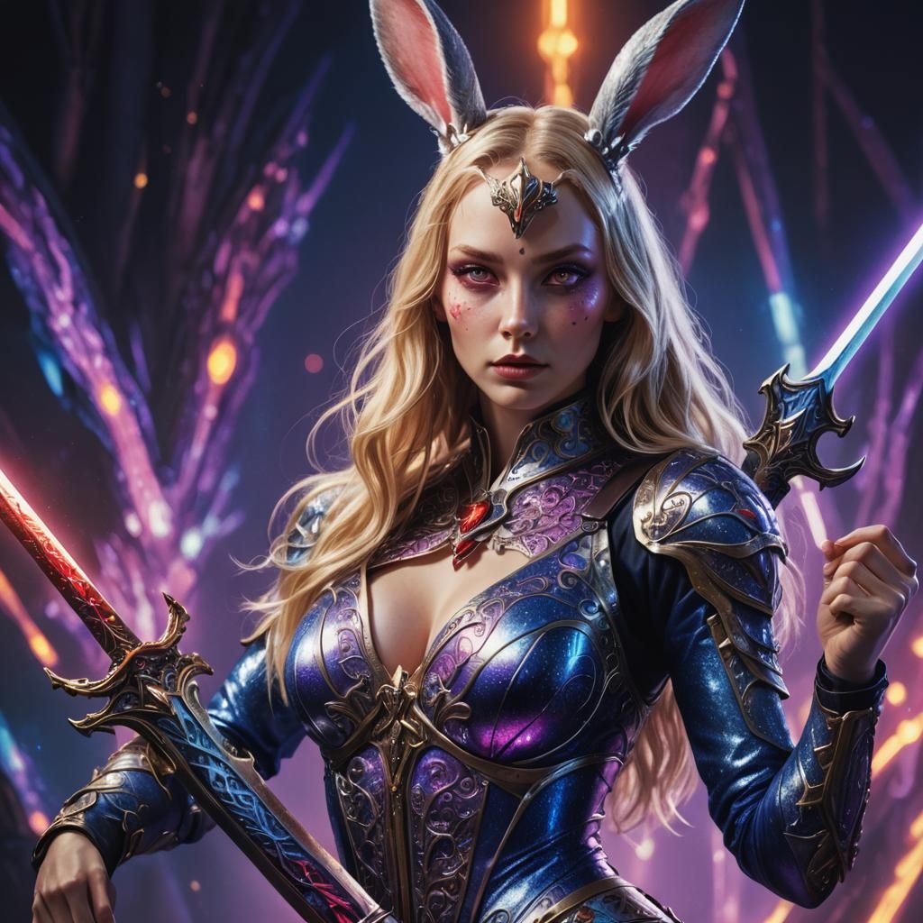 Hyperrealistic portrait of a beautiful woman wearing intrica...