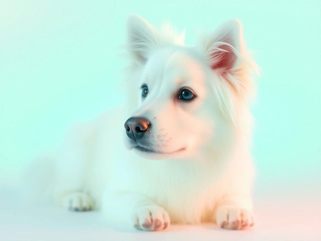 Opalescent White Kennel in Ultra Spring Green