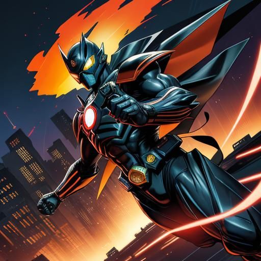 Kamen Rider Wing-Man: Heroic Tokusatsu Illustration