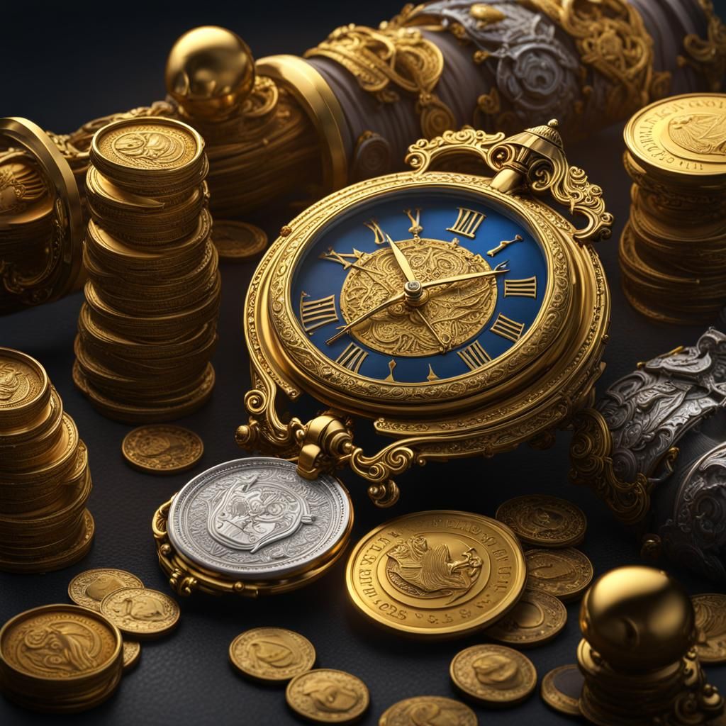 Pirate Treasure Trove in Detailed Fantasy Art