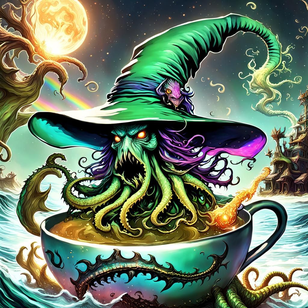 Magical Beach Party with Sea Witches and Wizards