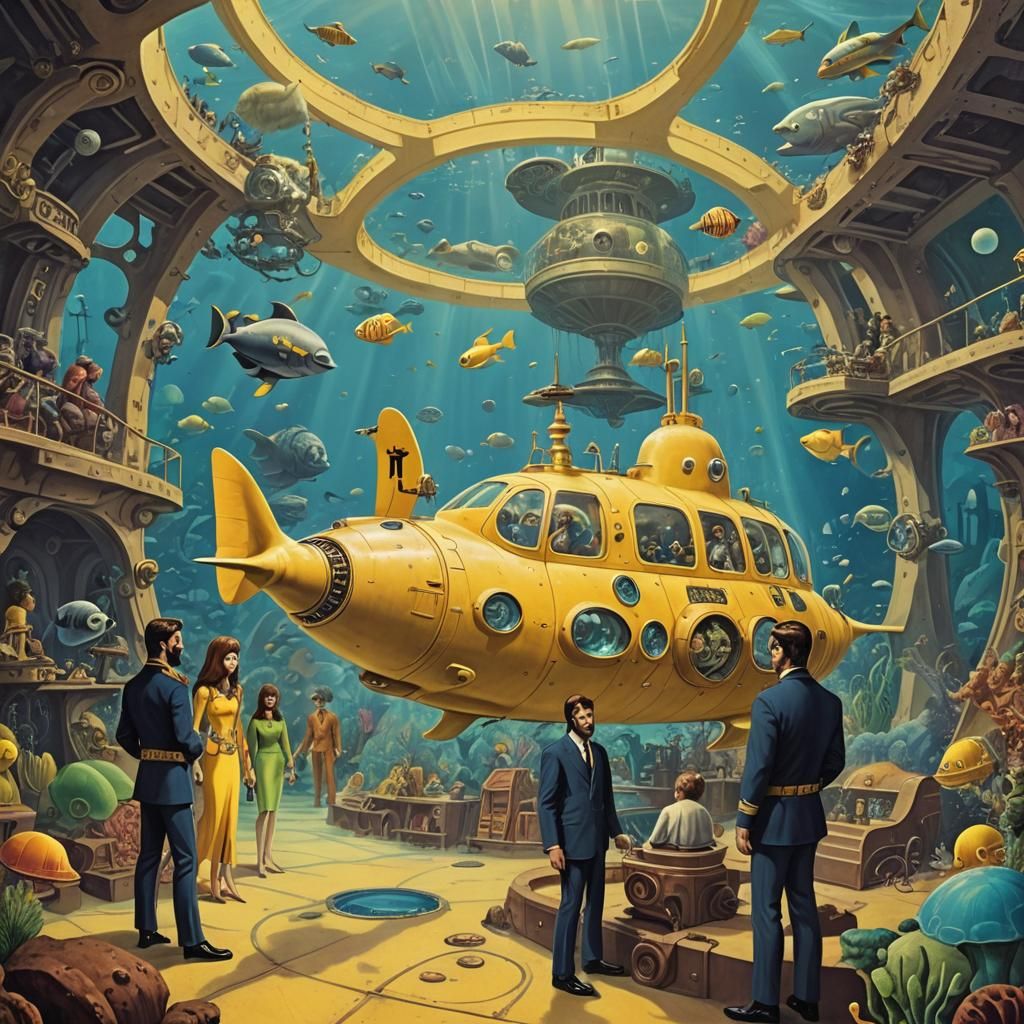 Nautilus, Beatles, and Atlantis in Sci-Fi Paradise
