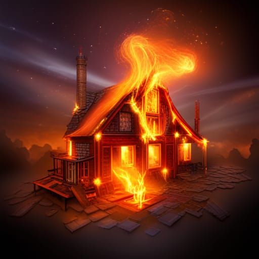 House on fire