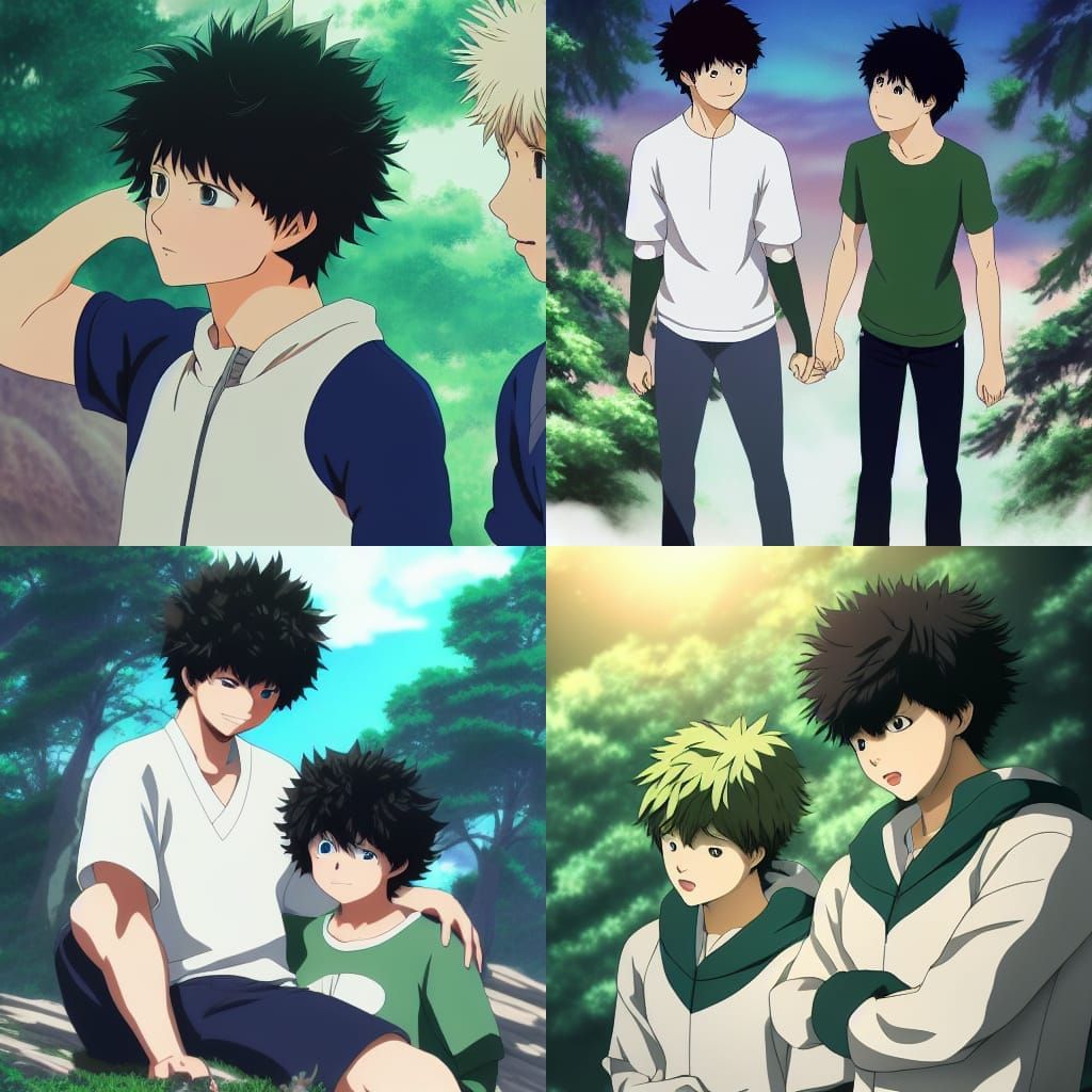 Anime Key Visual Inspired by Studio Ghibli