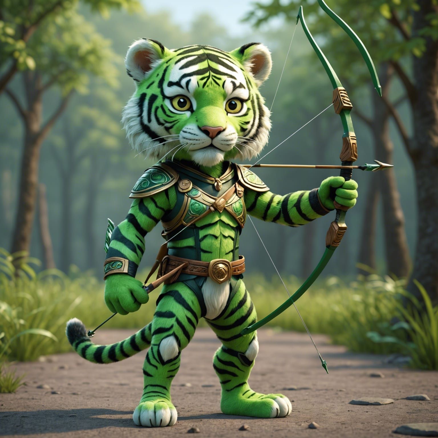 Beast Boy is Green Arrow