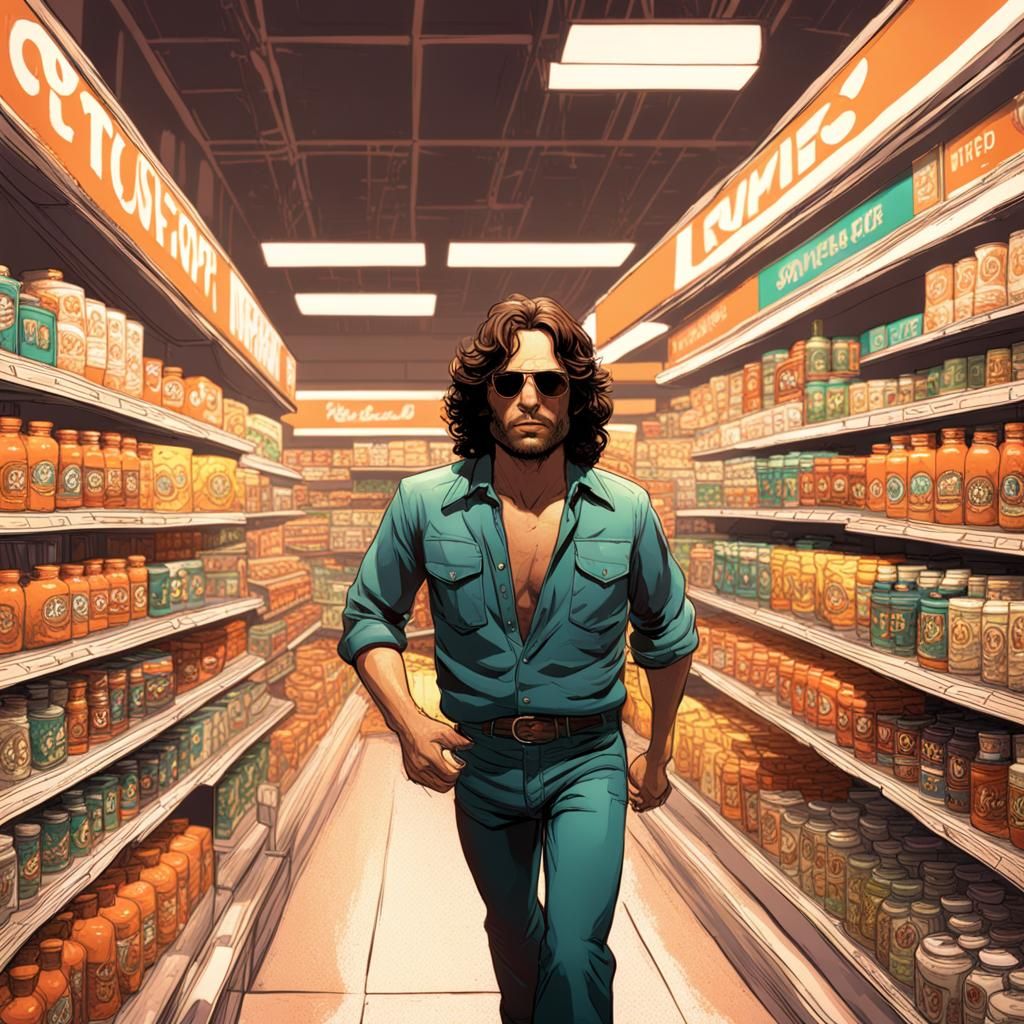 Inconvenience Store (or Jim Morrison Running from Himself)