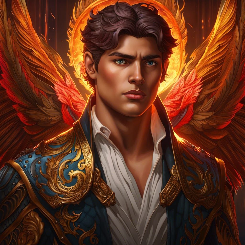 Fantasy Art Portrait: Youthful Elf Mage in Forest