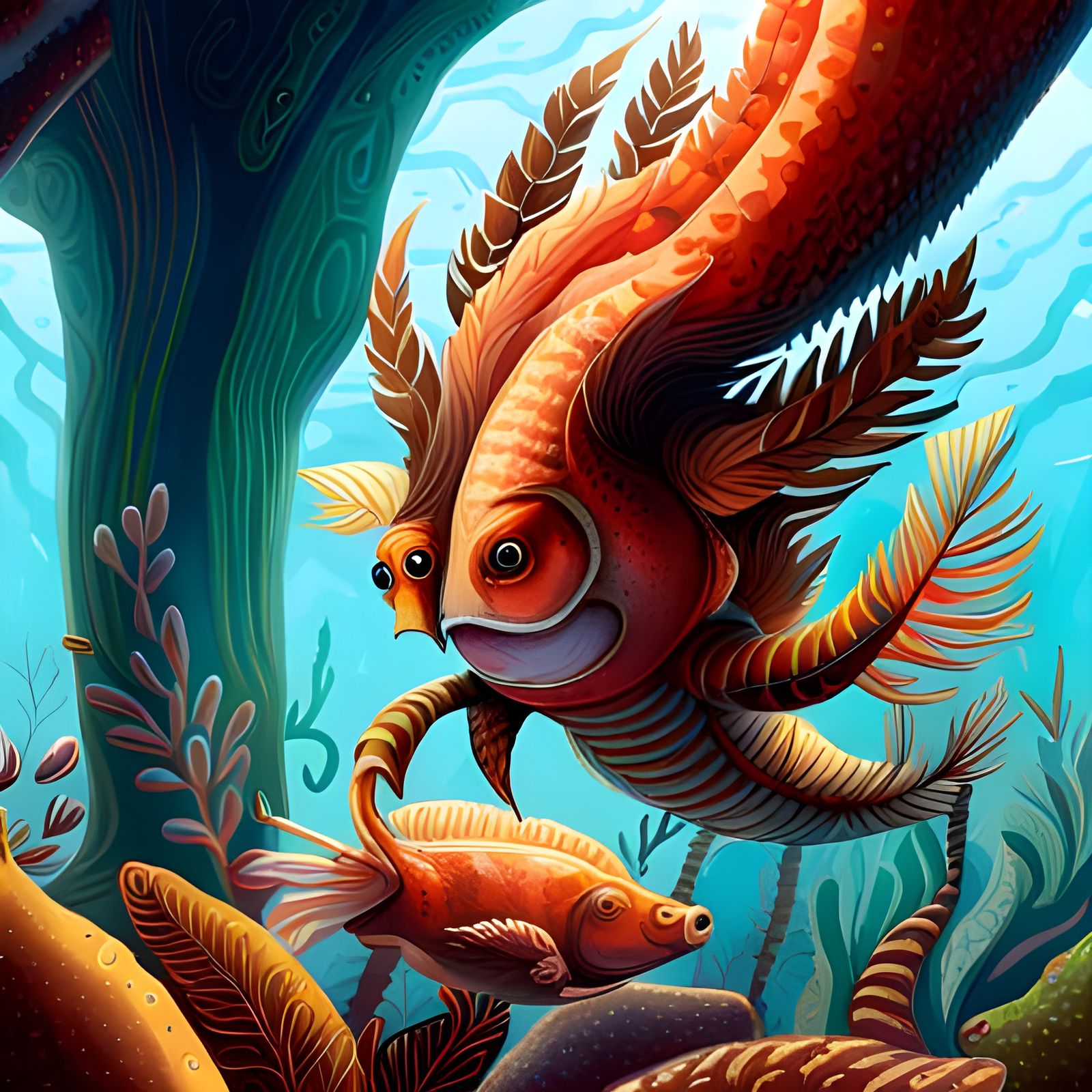 Surreal Bizarre Digital Art in 8k Resolution