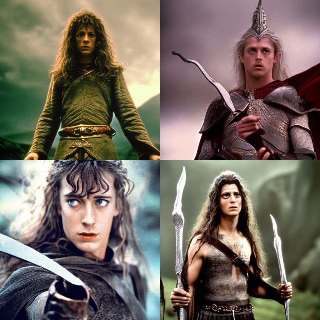 80s Dark Fantasy Lord of the Rings Movie