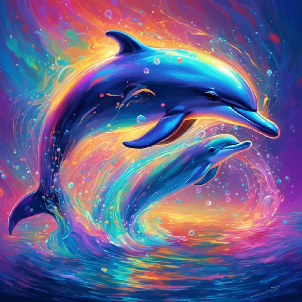 Dolphin 🐬 Day in EPIC NEON LORA