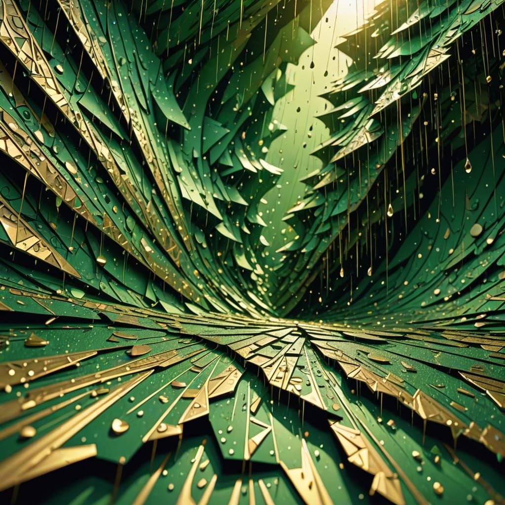 Surreal Cardboard Bursts Open to Reveal Shining Landscape