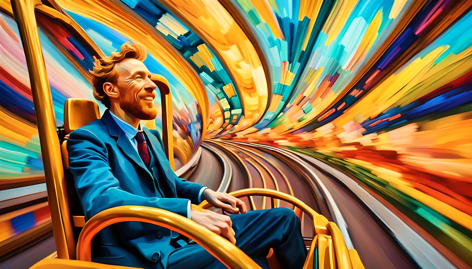 Rollercoaster of Emotions: A Visual Metaphor