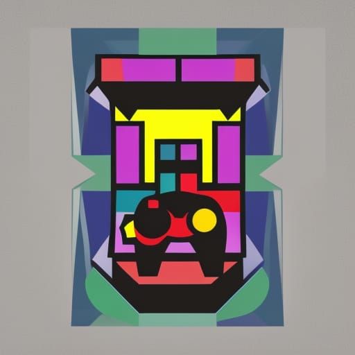 Video Games in Pop Art Style