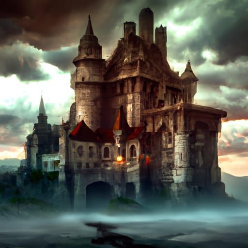 Epic Chateau: Dramatic Digital Matte Painting