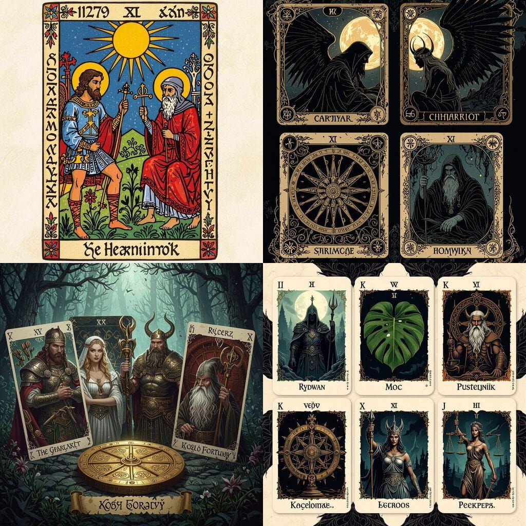 Slavic Tarot Cards: Gods, Demons, and Monsters in Dark Fanta...