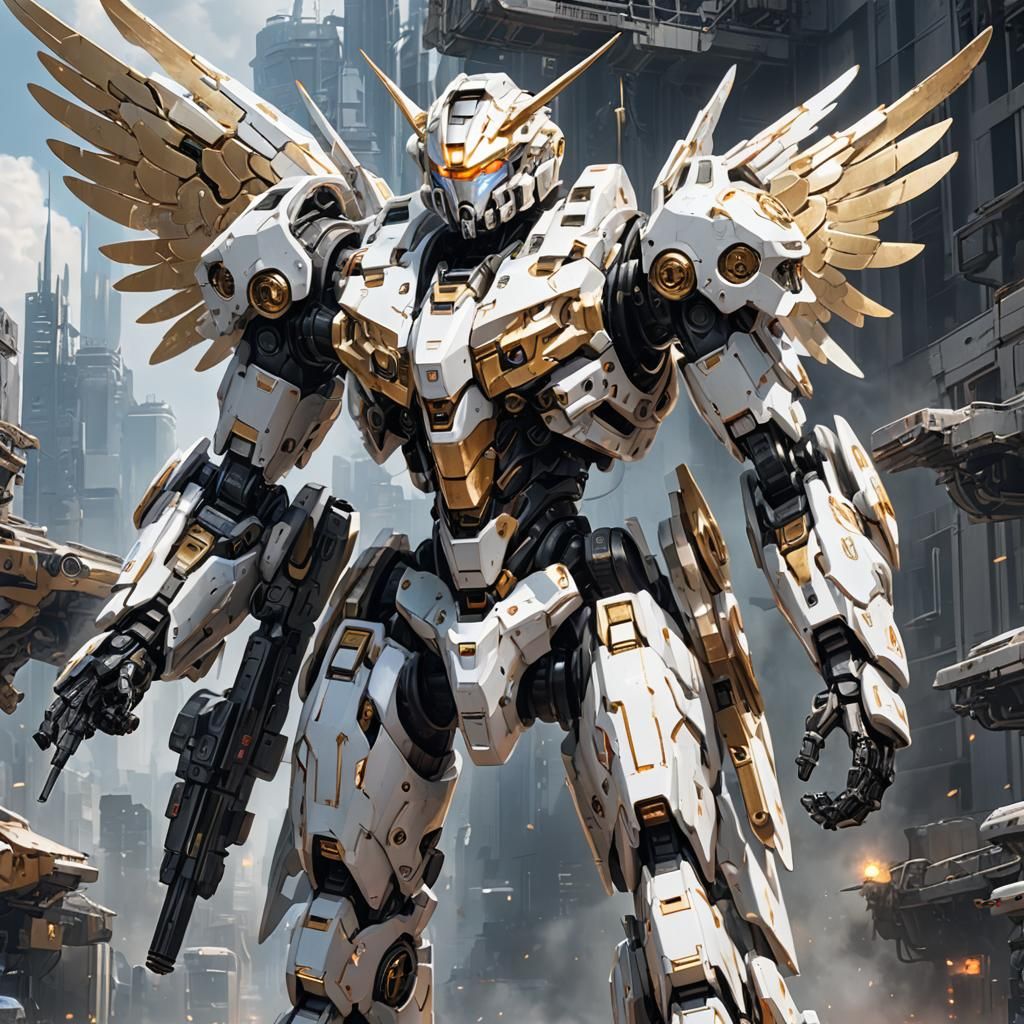 Angelic Mech Warrior: Divine Technology