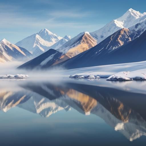 Tibetan Woman at Serene Lake in Leh