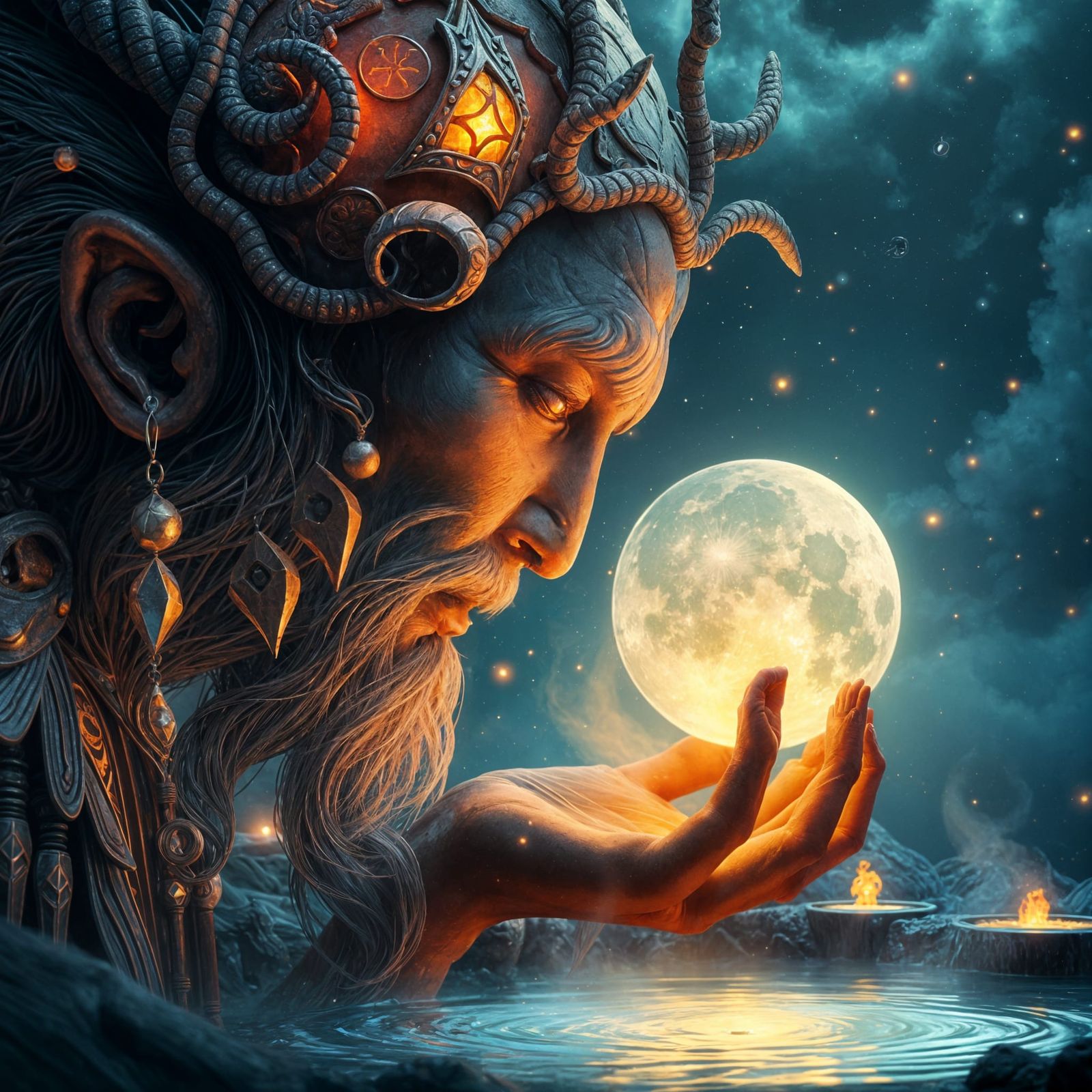 Ethereal Cosmic Ascension in Hyperrealistic Detail